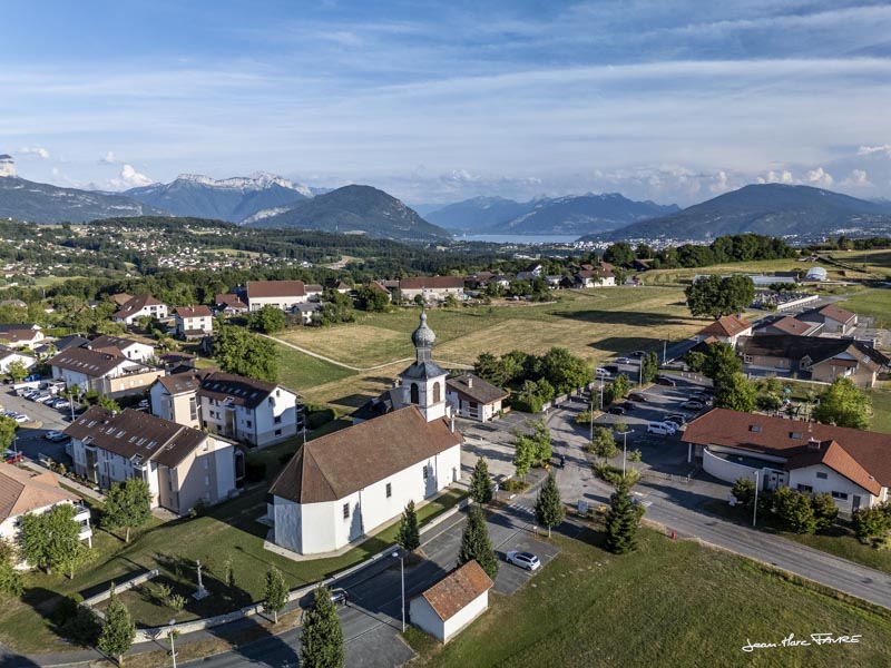 Visite aérienne drone de Cuvat