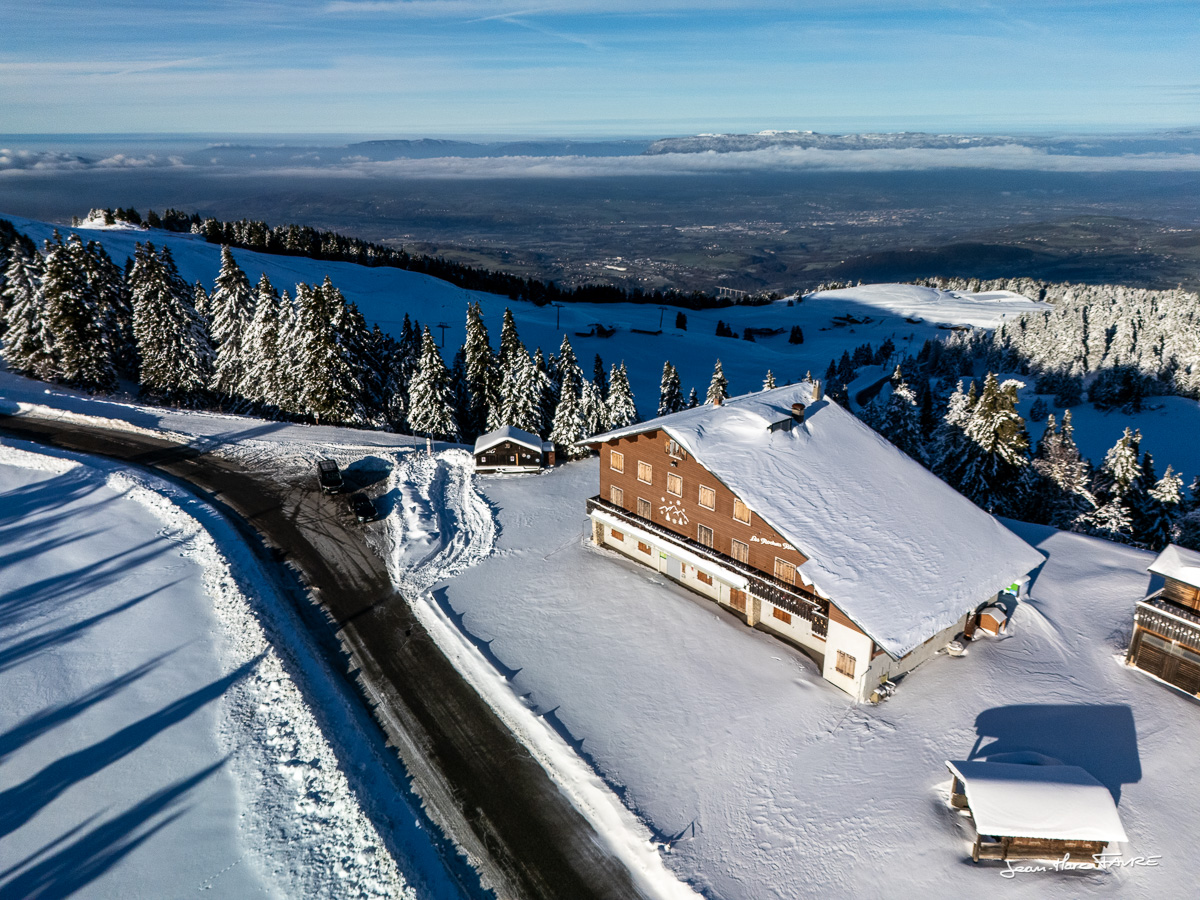 Première neige au Semnoz