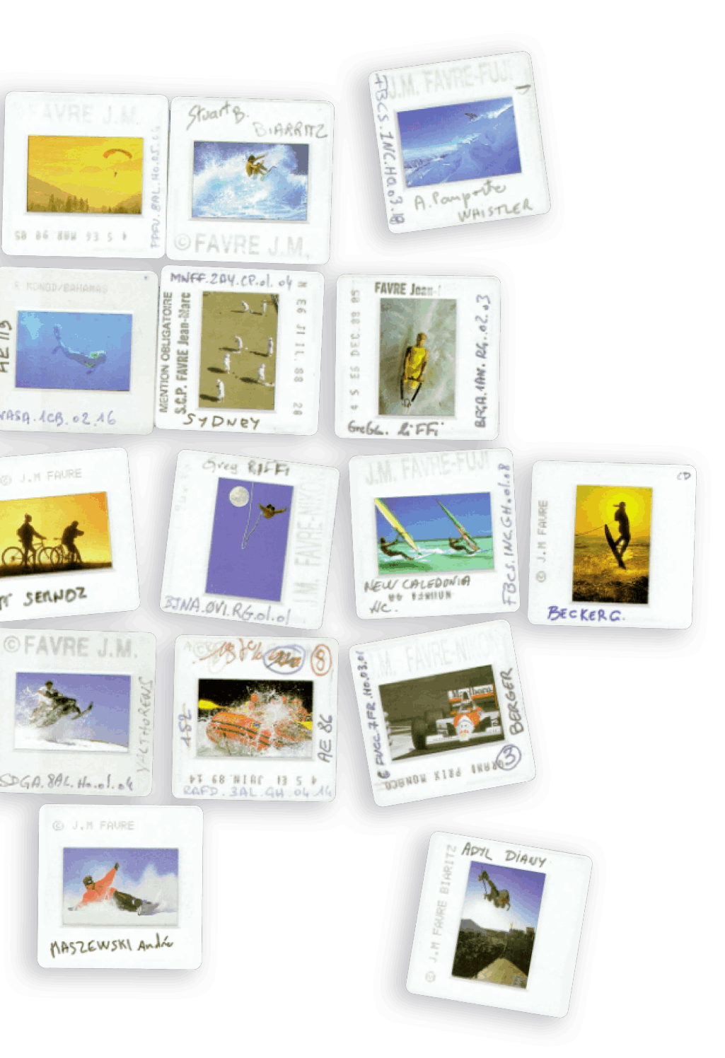 Collage representant Jean-Marc Favre