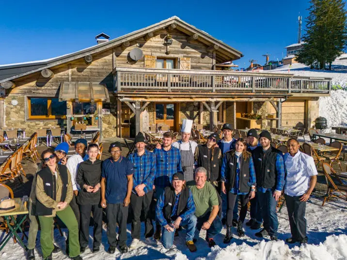 L'équipe du restaurant le Grizzly