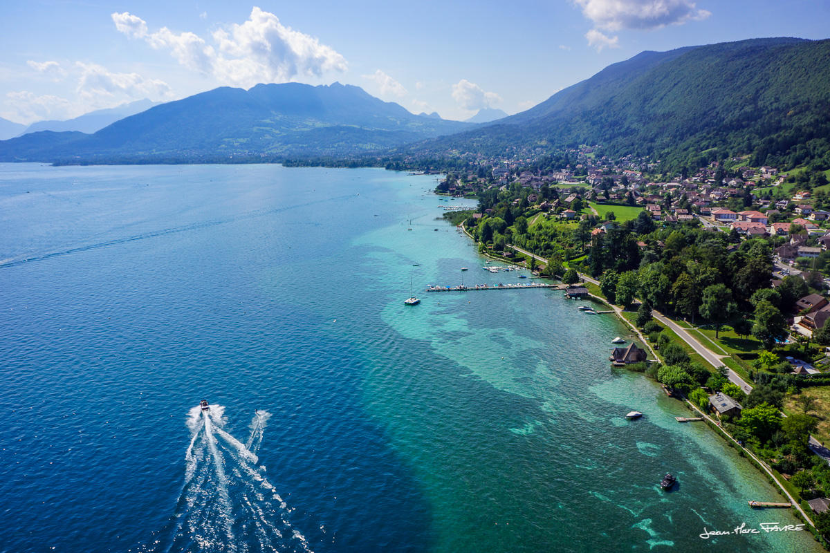 Marche Nordique au petit port, annecy le vieux