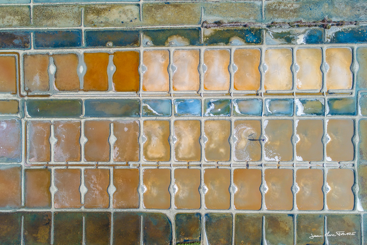 Vue drone des Salins du Midi